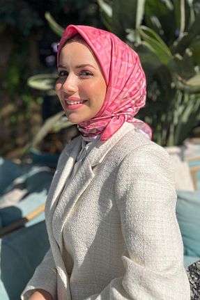 روسری رنگی پلی استر Armine - کد 869188791