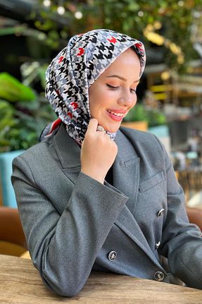 روسری رنگی پلی استر Armine - کد 869189349