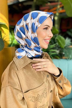 روسری رنگی پلی استر Armine - کد 869187974