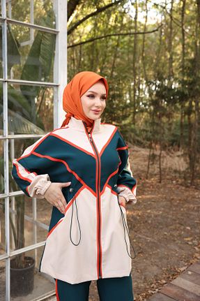 ست گرمکن حجاب آبی زنانه رگولار Ryzi Moda - کد 856901911