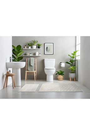 پادری حمام سفید 60 x 50 WOOF HOME - کد 862342290