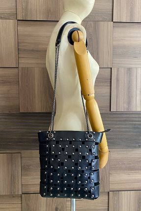 کیف دوشی مشکی زنانه چرم خالص Nua Bags - کد 870221376