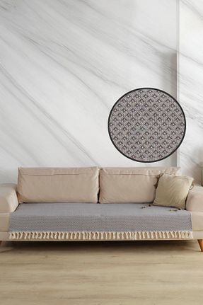 کاور مبل طوسی پنبه ای LADYNİL - کد 472874245