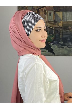 روسری صورتی BUTİKAMBAR - کد 870228390