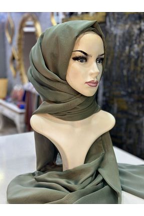 شال سبز زنانه شیفون zagreus - کد 870229369