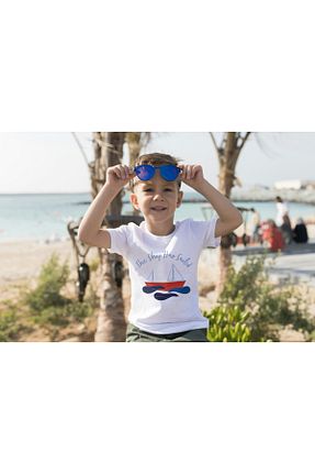 تیشرت سفید بچه گانه رگولار Bubuga - کد 848710964