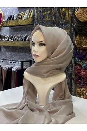 شال طوسی زنانه شیفون zagreus - کد 870238156