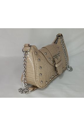 کیف دوشی بژ زنانه پارچه ای Butik - کد 870245637