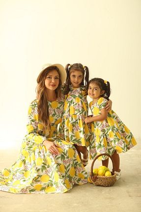 لباس زرد بچه گانه بافتنی KÜÇÜĞÜM BUTİK - کد 137189313