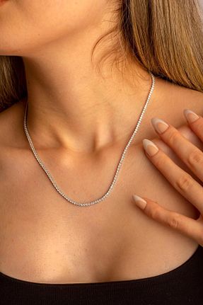 گردنبند نقره زنانه 925 عیار Işıltı Silver - کد 870278003