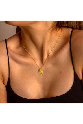 گردنبند نقره طلائی زنانه 925 عیار Işıltı Silver - کد 870284616