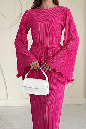 لباس صورتی زنانه بافتنی Elbee Fashion Woman - کد 641695020