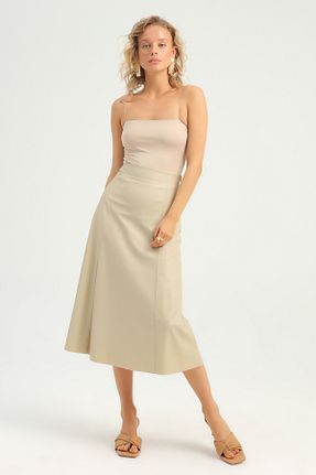 بادی بژ زنانه یقه مربعی Quzu - کد 870296781