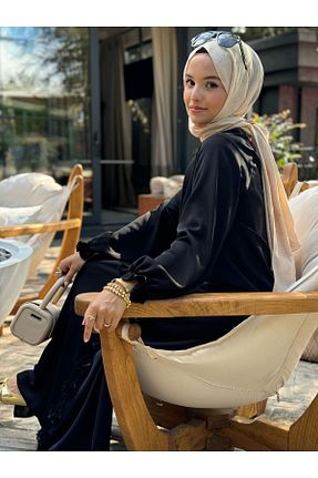 کلاه و ابایا مشکی زنانه پنبه ای Ferraceci - کد 870297346