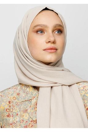 شال بژ زنانه پنبه ای Mooncorn - کد 870313490