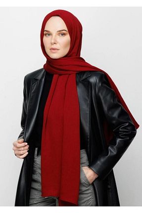 شال زرشکی زنانه پنبه ای Mooncorn - کد 870315911