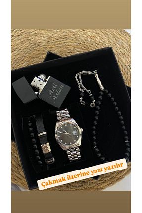 ست ساعت مچی طوسی مردانه استل (فولاد) Brality - کد 859145145