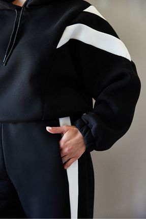 ست بالاتنه و پائین تنه مشکی زنانه بافتنی Bianco Lucci - کد 870315889