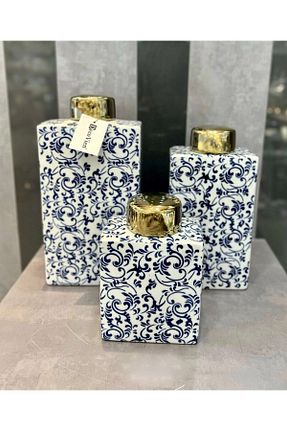 اجسام تزئینی و بیبلو آبی پرسلن decovien - کد 870327751