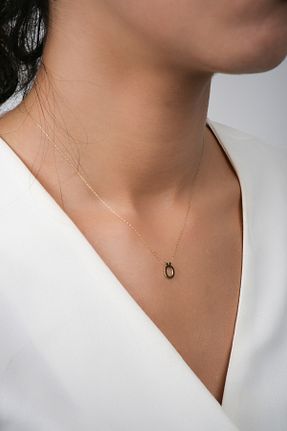 گردنبند طلا زرد زنانه 14 عیار DİAMİNE PIRLANTA - کد 870316252