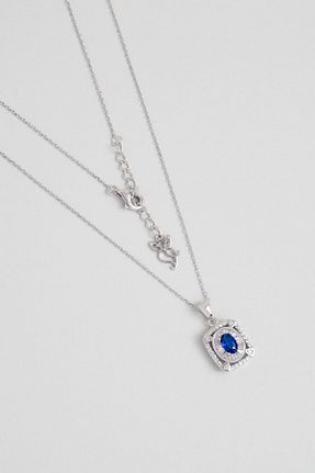 گردنبند نقره سرمه ای زنانه 925 عیار So Chic - کد 870318605