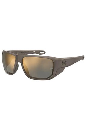 عینک آفتابی قهوه ای مردانه UV400 Under Armour - کد 873247239