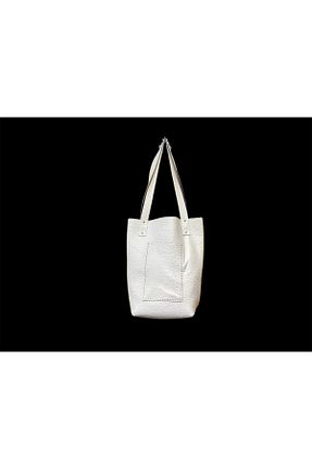 کیف دوشی سفید زنانه چرم خالص Rodos - کد 870327654