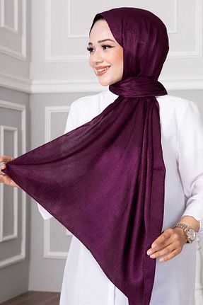 ست بالاتنه و پائین تنه حجاب زرشکی زنانه Asimetrik EBRUTESETTÜR - کد 870330094