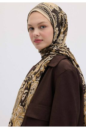 شال زرد زنانه پنبه ای Fresh - کد 870355239
