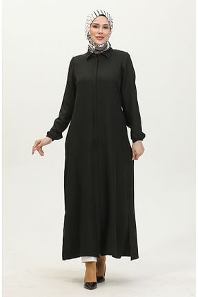 کلاه و ابایا مشکی زنانه پلی استر sefamerve - کد 838142838