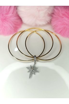 دستبند استیل (فولاد) زنانه سنک زیرکون ilvesa shop - کد 870374784
