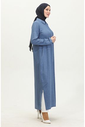کلاه و ابایا سرمه ای زنانه پلی استر sefamerve - کد 839055079