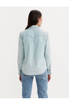 پیراهن آبی زنانه رگولار Levi