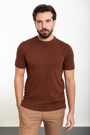 پلیور نارنجی مردانه ساده Mcr - کد 813880537