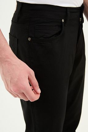 شلوار مشکی مردانه پاچه تنگ Mcr - کد 834250112