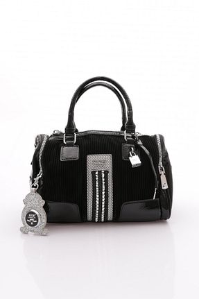 کیف دوشی مشکی زنانه پارچه ای ÇÇS - کد 727879058