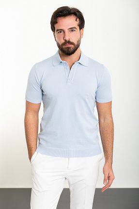 پلیور آبی مردانه ساده Mcr - کد 813887093
