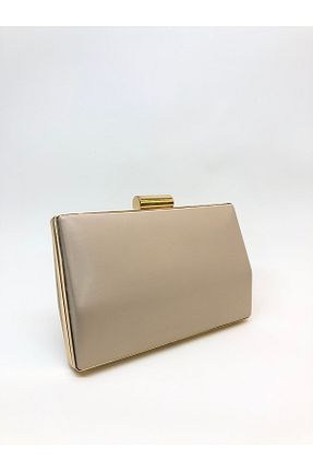 کیف مجلسی بژ زنانه پارچه ای melezzi - کد 870410653