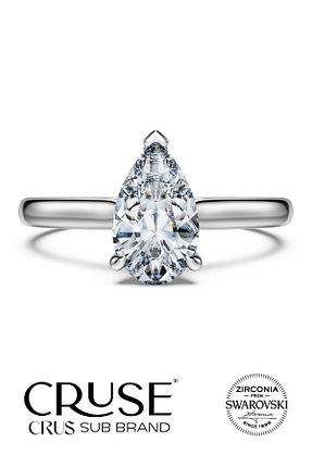 انگشتر نقره زنانه کریستال Cruse - کد 870407511
