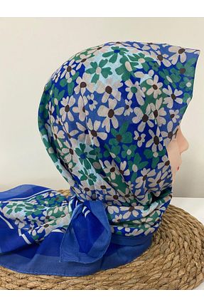 روسری سرمه ای پنبه ای Şehr i sultan - کد 870412709