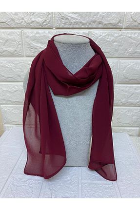دستمال گردن زرشکی زنانه sema aksesuar - کد 870414189
