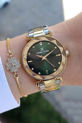 ساعت مچی طلائی زنانه 36 میلی متر Daniel Klein - کد 218363459