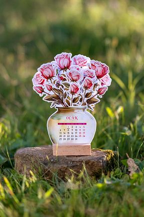 تقویم صورتی huhuli - کد 871006115