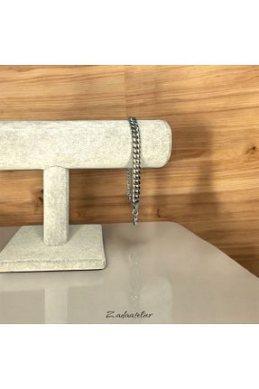 دستبند استیل (فولاد) زنانه استیل ضد زنگ ADA - کد 870431503