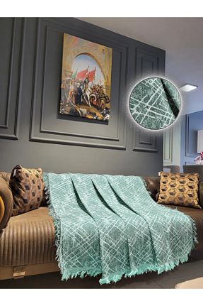 کاور مبل سبز پنبه ای Rell Home - کد 870435589