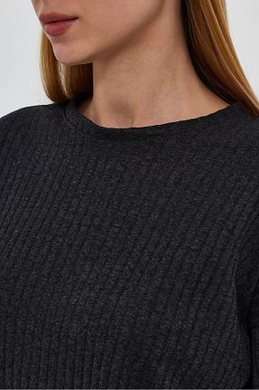 ست لباس راحتی طوسی زنانه مخلوط پلی استر Oyga - کد 870441095
