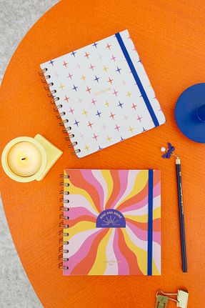 سر رسید قرمز Spiralli Matt Notebook - کد 870483751
