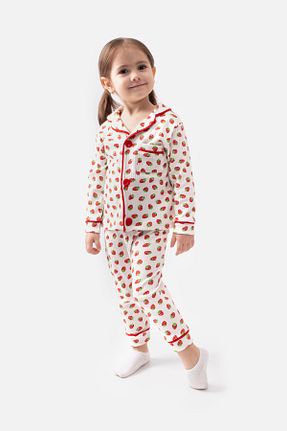 ست لباس راحتی سفید بچه گانه چاپی tinytrends - کد 870839183