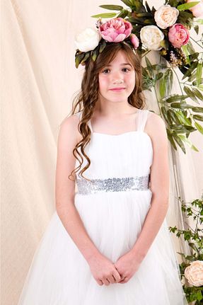لباس سفید بچه گانه بافتنی Mnk - کد 284594489
