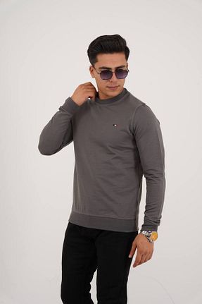 سوئیشرت مشکی مردانه İpliği Boyalı Est Estola - کد 870494556